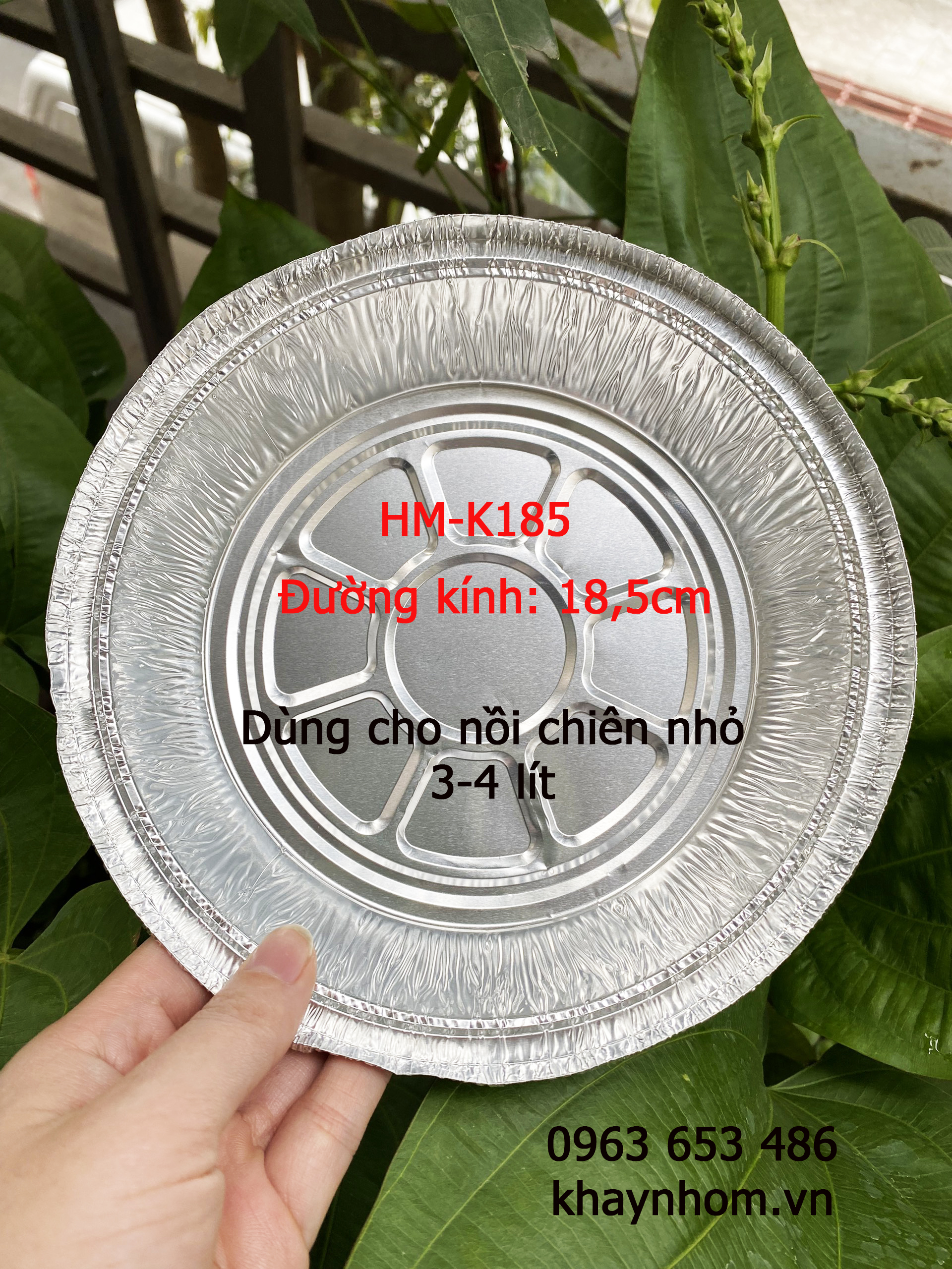 Khay giấy bạc lót nồi chiên không dầu